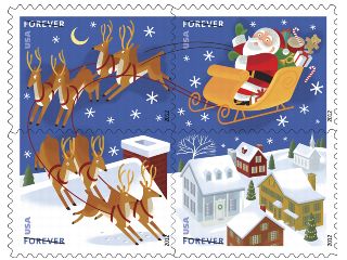 🎁[US FREE SHIPPING]100PCS-2012 Santa and Sleigh