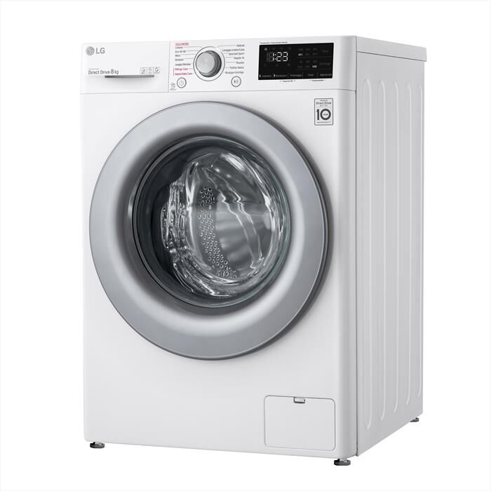 LG - Lavatrice F2WV3S7S4E 7 Kg Classe D-White