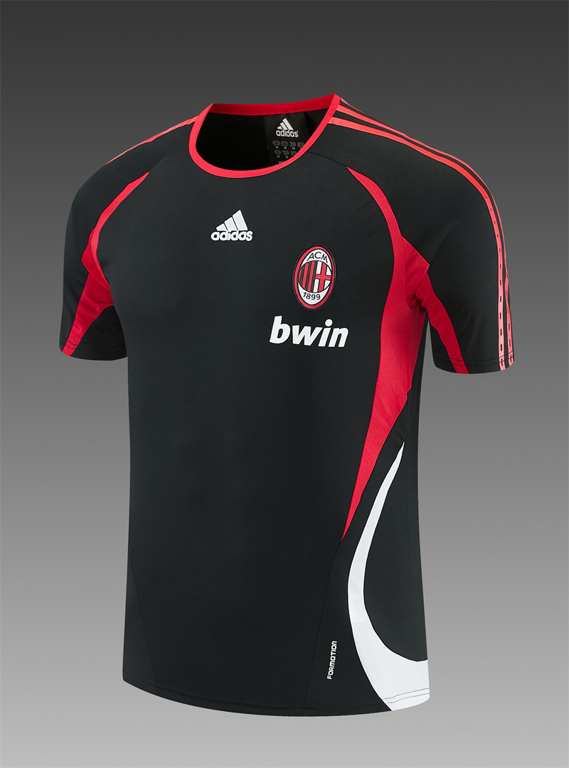 06/07 AC Milan retro training suit short sleeved football shirt