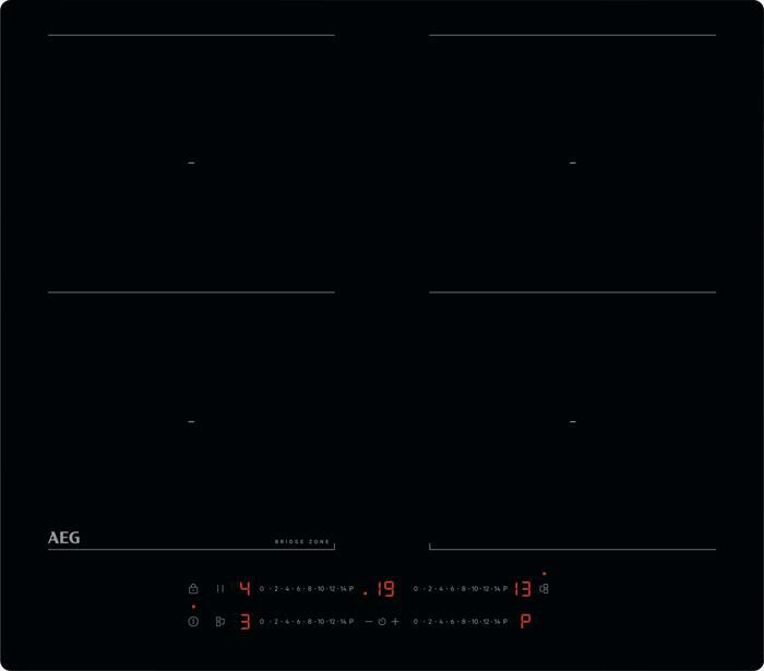 AEG - Piano cottura elettrico TO64IM0BIB 58 cm-Nero