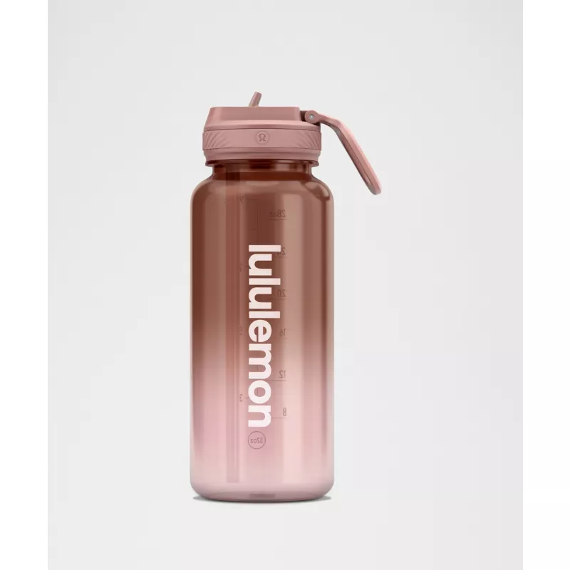 Back To Life Clear Bottle 32oz Straw Lid Ombre