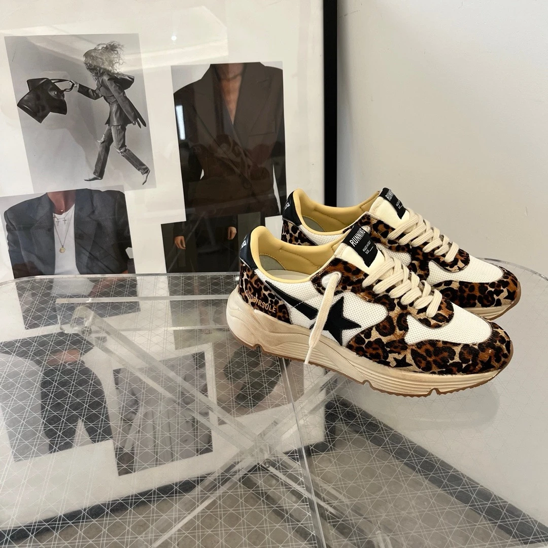 Golden Goose Running Sole Genuine Leather Running Shoes