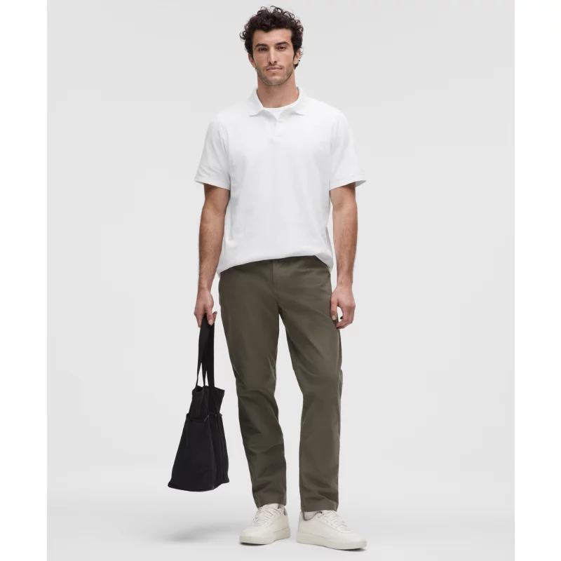 Cotton-Blend Pique Short-Sleeve Polo Shirt