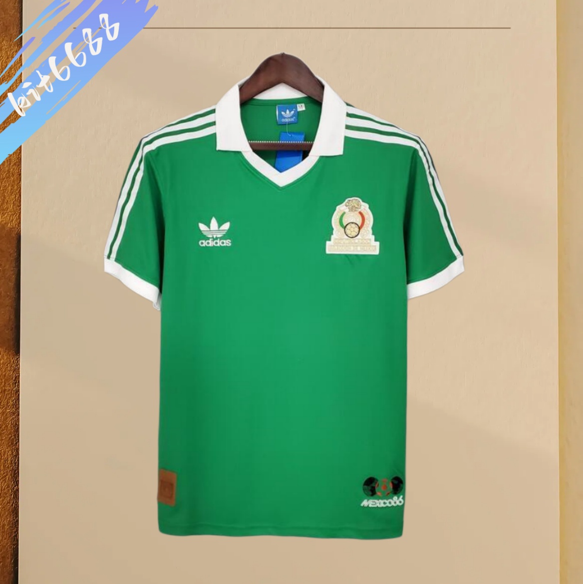 1986 Mexico  home Retro Football Shirt