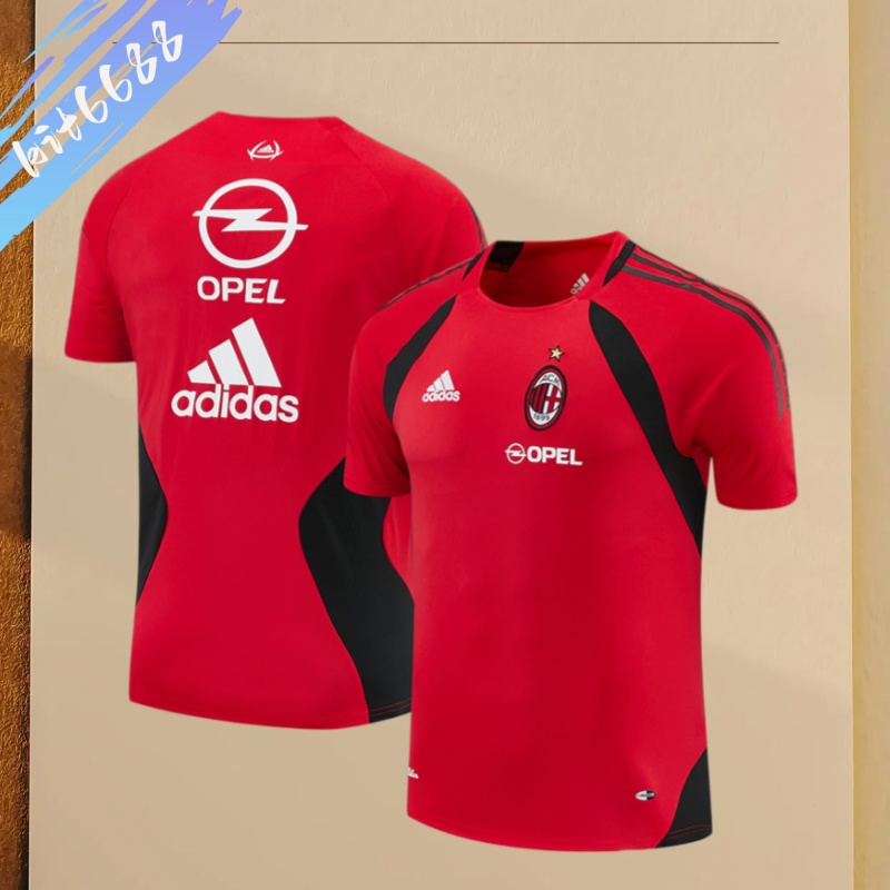 05/06 AC Milan retro training suit short sleeved football shirt