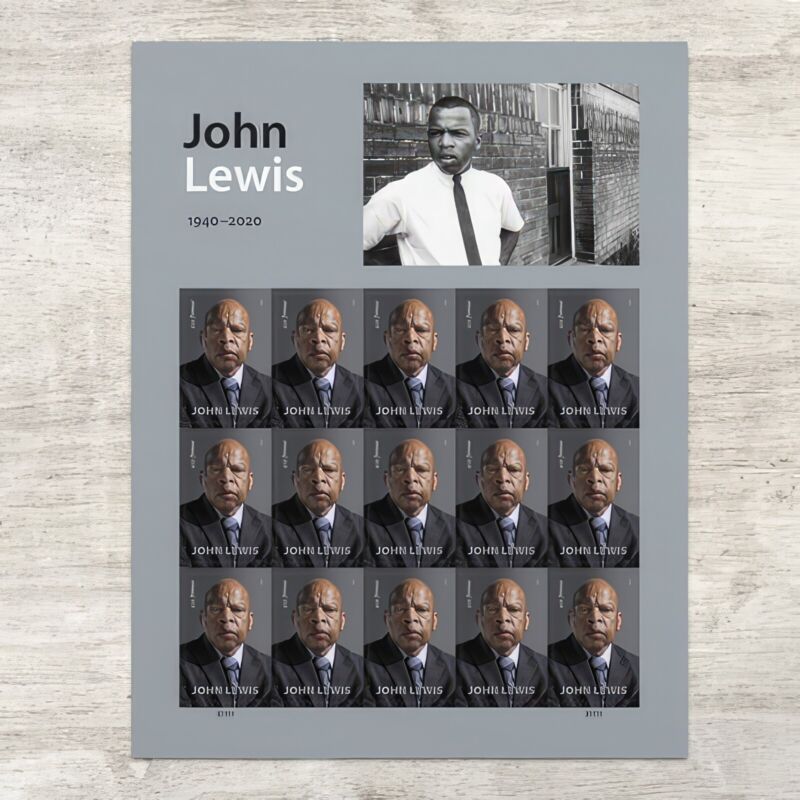 🎁[US Free Shipping]100PCS-John Lewis Stamps