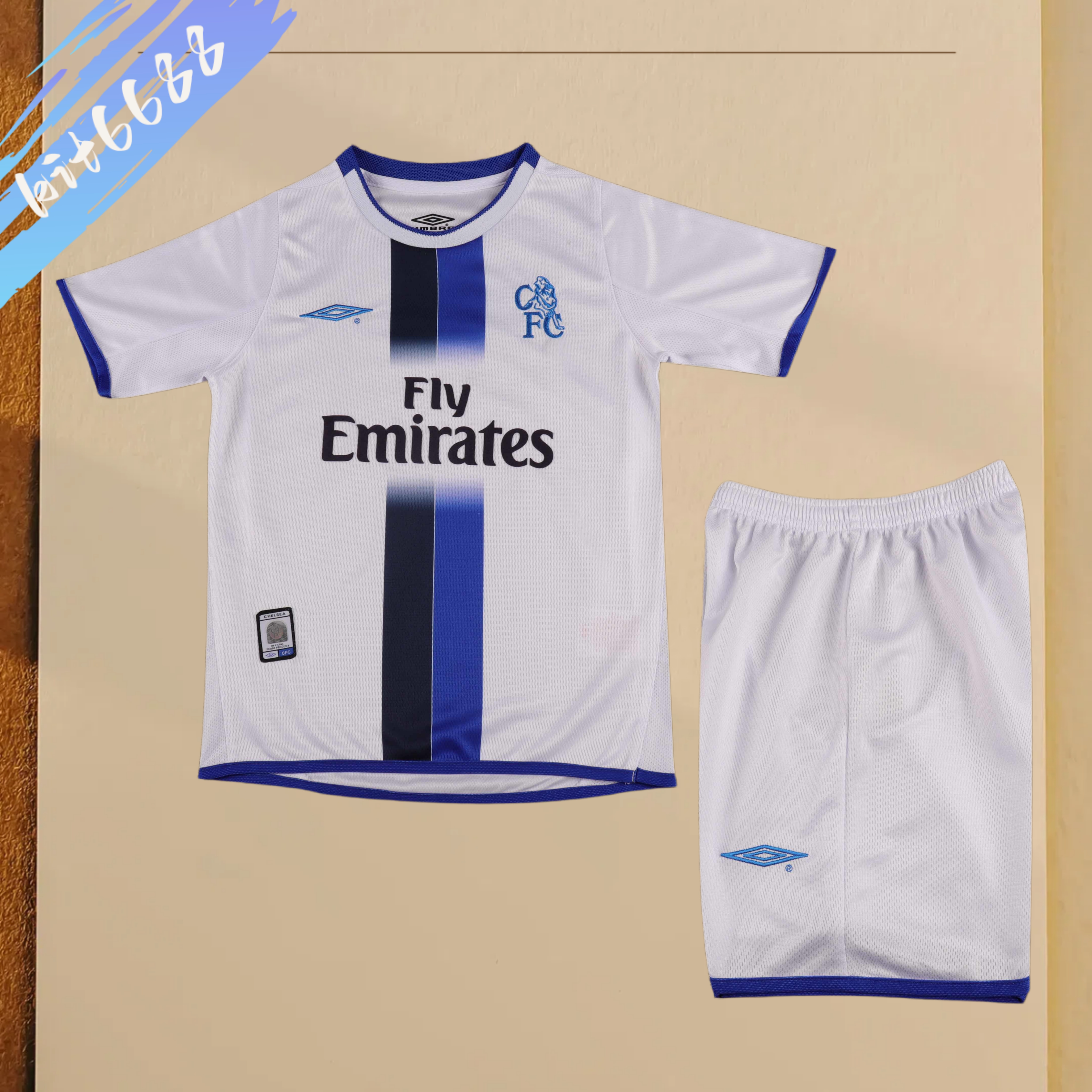 2003/2005 Chelsea Retro Away Football Shirt (Kids Kit)