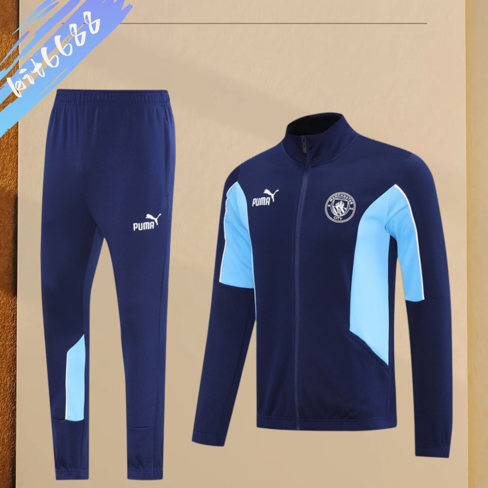 25/26 Manchester City Full Zipper Training Suit (Adult Set)
