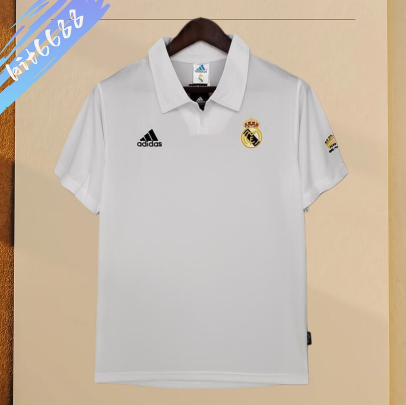 2002/2003 Real Madrid home Retro Football Shirt