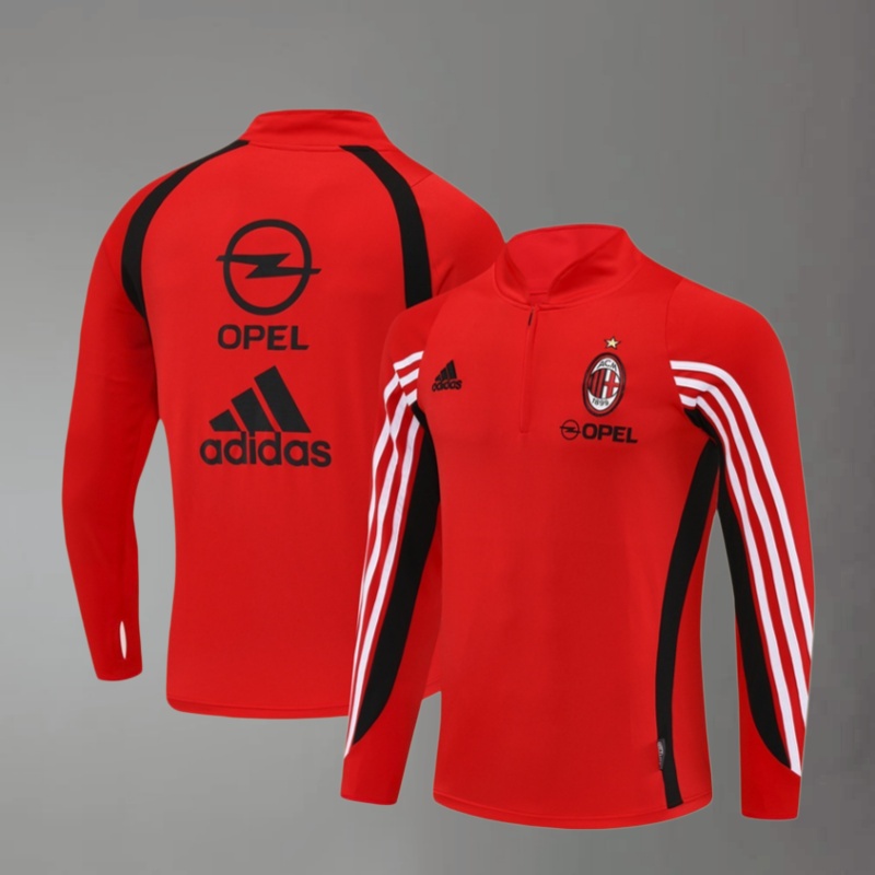 03/04 AC Milan Retro Training Shirt Long Sleeve Football Shirt