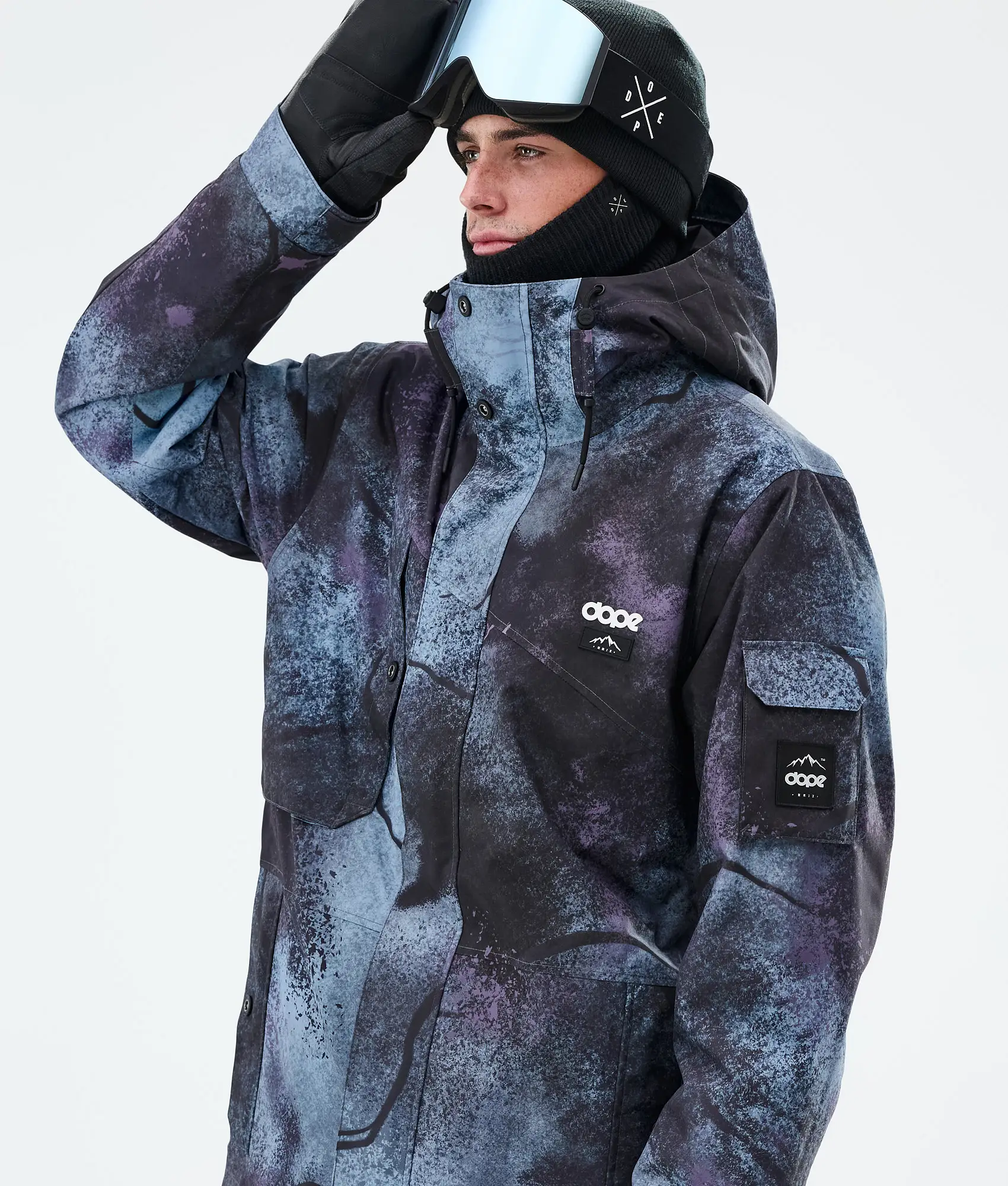 Adept Snowboard Jacket Men Jungle Purple