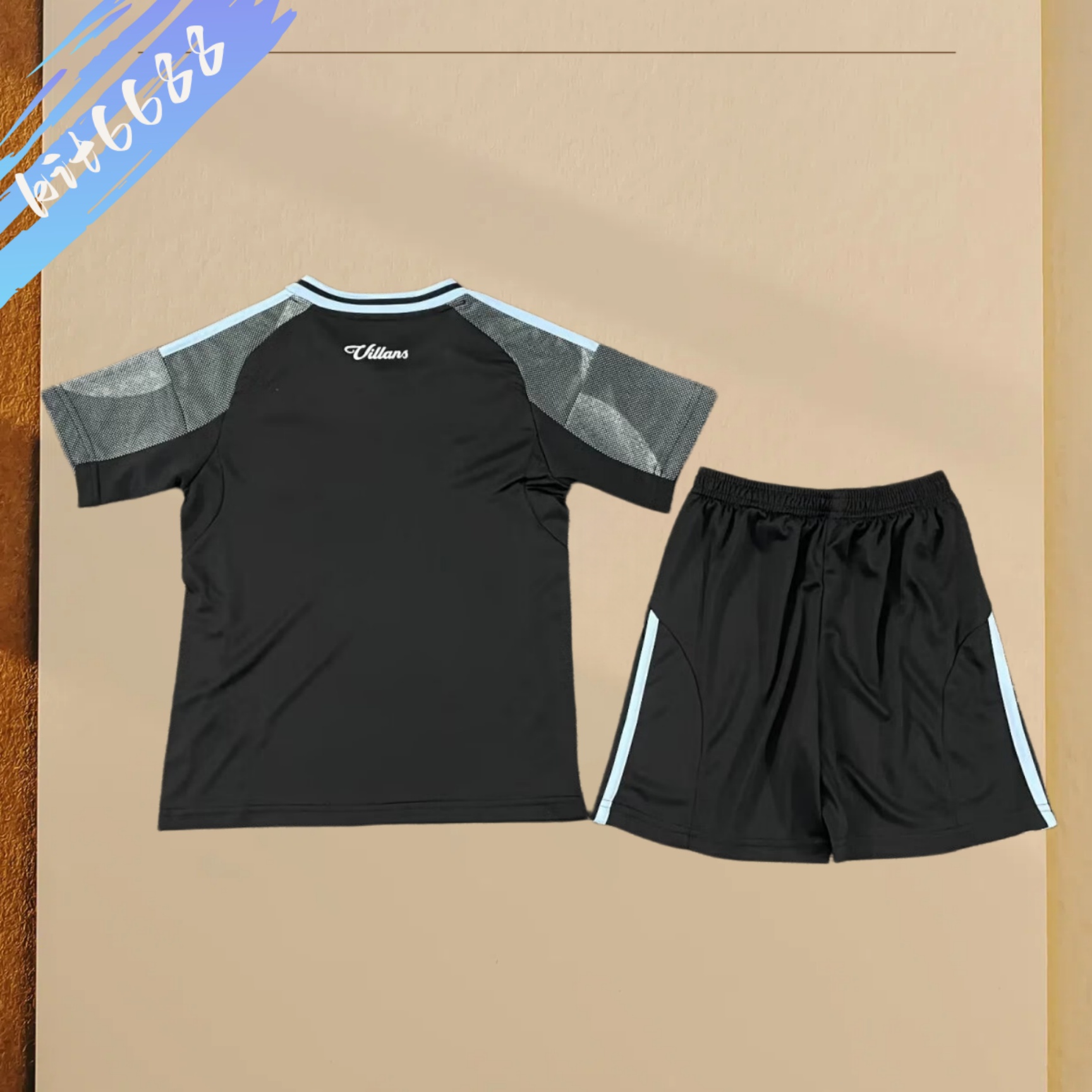2025/2026 Aston Villa  third away Football Shirt ( Kids Kit socks）
