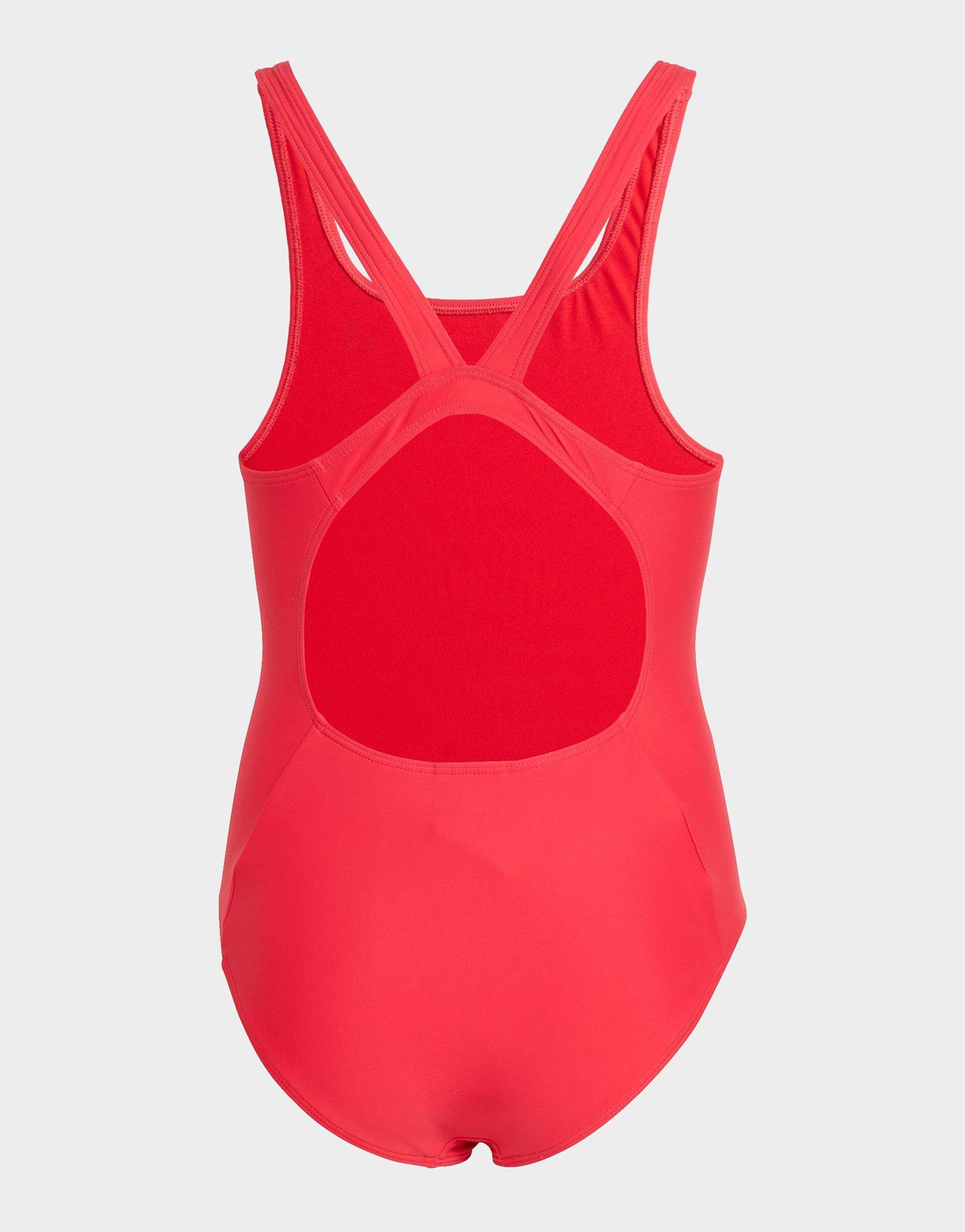 adidas Kids Badeanzug mit V-förmigem Rückendesign