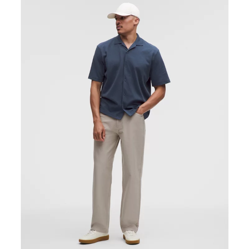 Pique-Performer Camp-Collar-Shirt