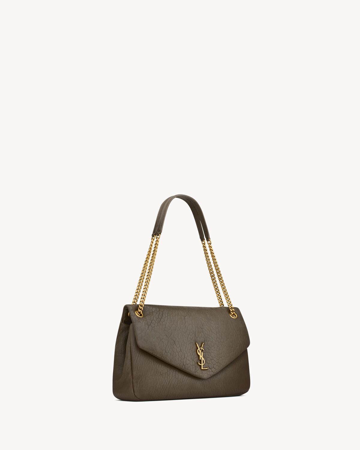 calypso large in grained lambskin LIGHT MUSK