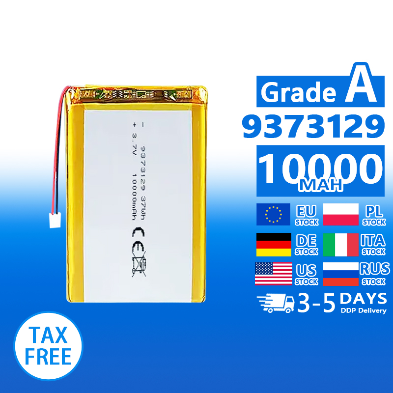 Pouch Lithium Ion Batteries 9373129 3.7v10000mAh