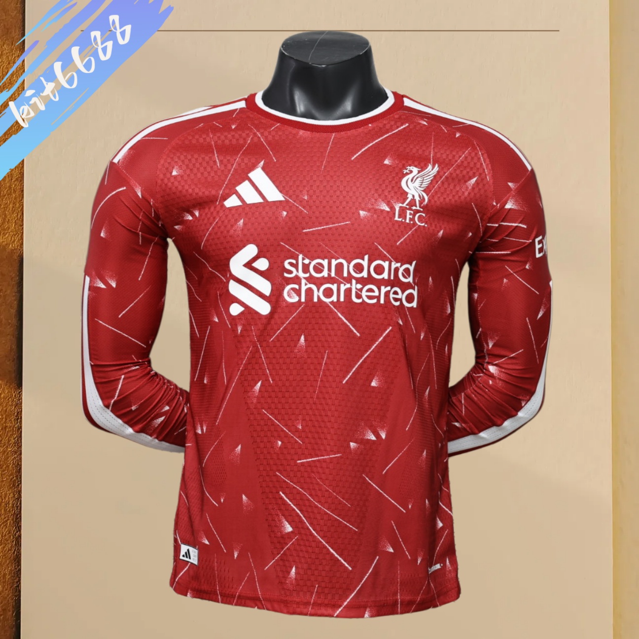 2026/2027 Liverpool FC Home Long Sleeve Football Shirt (Player version)
