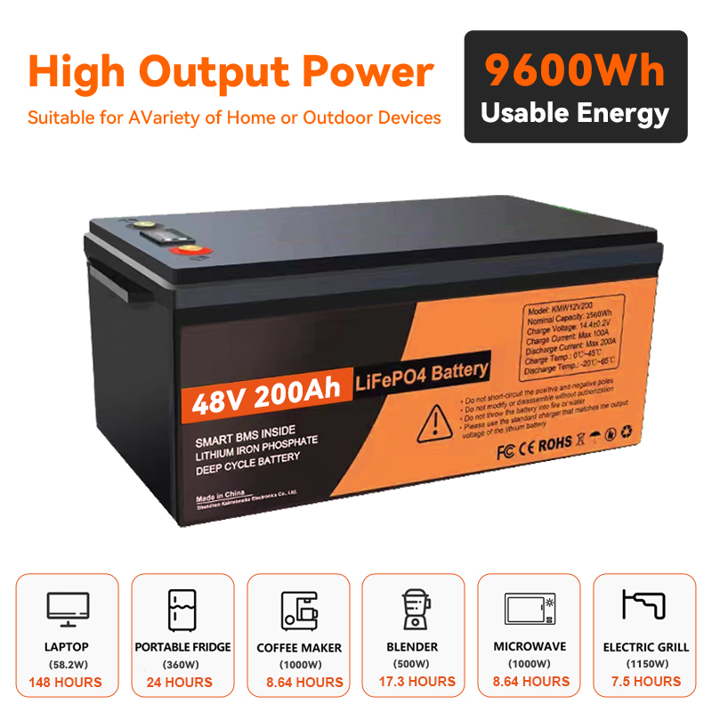 Lithium Ion Batteries Pack 48v 200ah