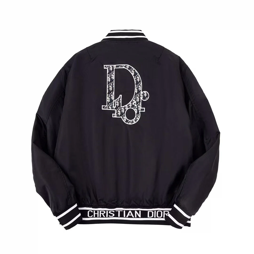 Dior Stickerei Schwarz Bomberjacke Jacken SV917574
