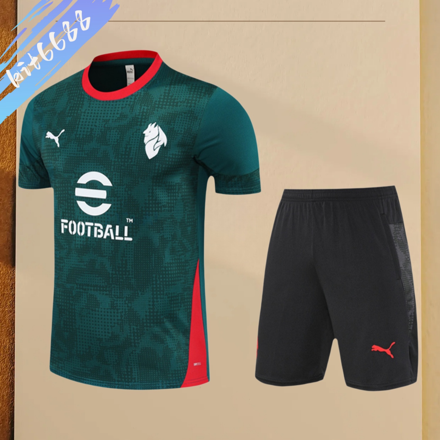 2025/2026 AC Milan Adult Short Sleeve Training Wear (Adult kit)