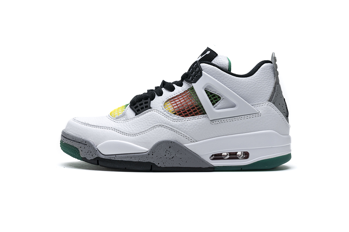Air Jordan 4 Retro Lucid Green Rasta (W) AQ9129-100