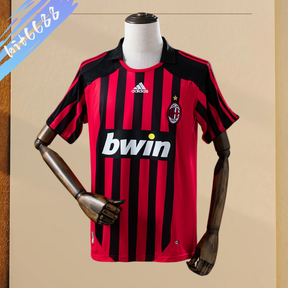 2007/2008 AC Milan Home Retro Football Shirt (Fan Edition)