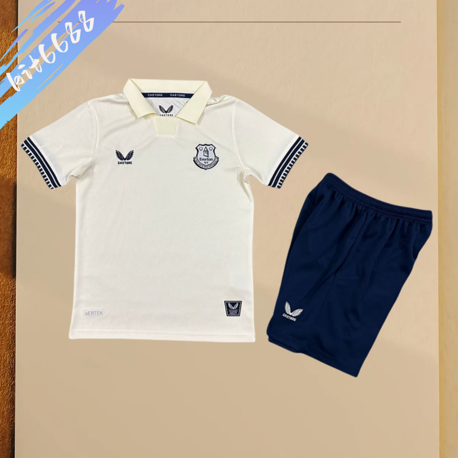 2025/2026 Everton Away Football Shirt (Kids Kit socks)