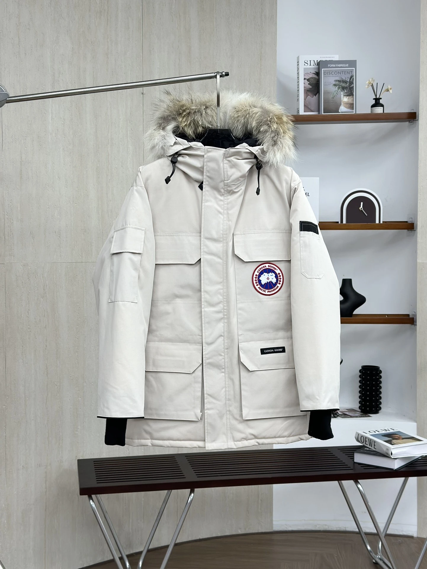 Canada Goose premium quality down jackets are made of 95% goose down.