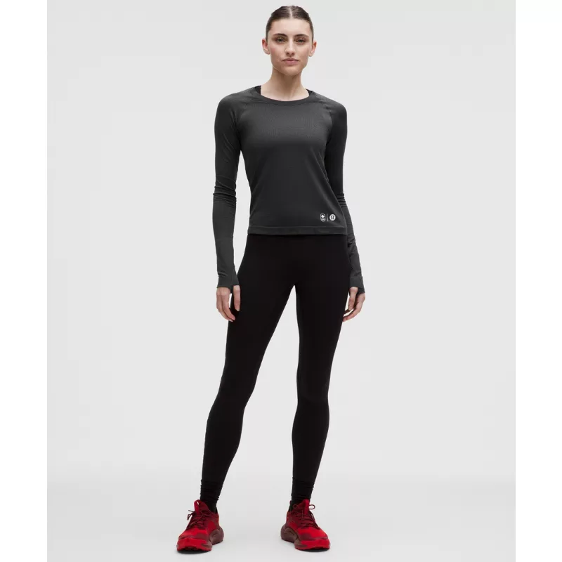 Team Canada Swiftly Tech Long-Sleeve Shirt 2.0 Waist Length COC Logo