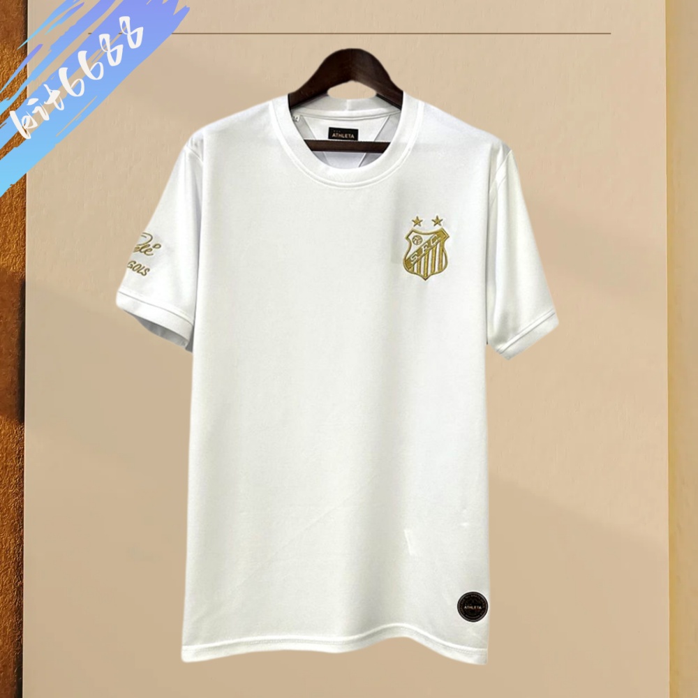 2025/2026 Santos Pele White Football Shirt (Fan Edition)