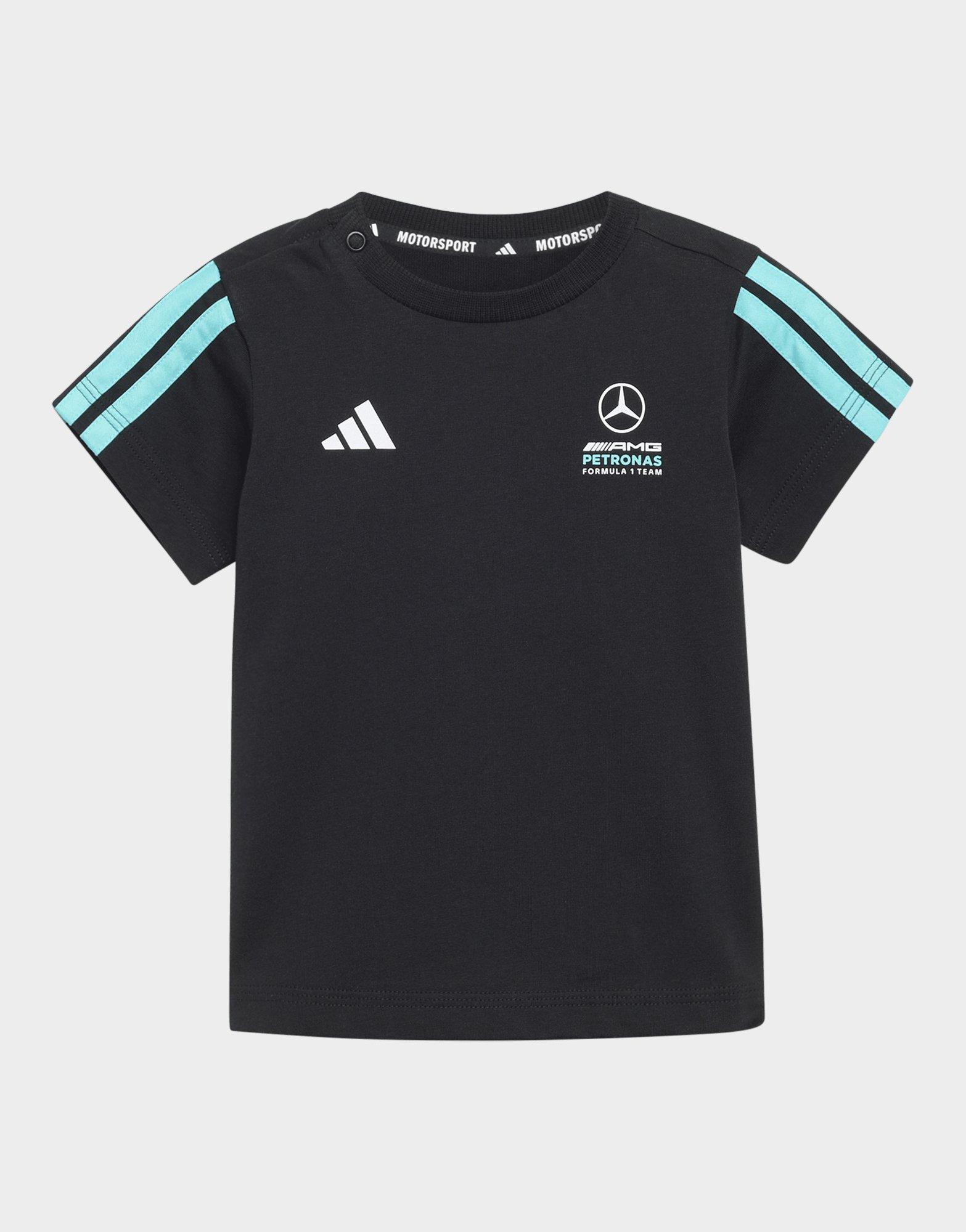 adidas MERCEDES-AMG PETRONAS FORMULA 1 TEAM DNA BABY KURZARM-JOGGINGANZUG