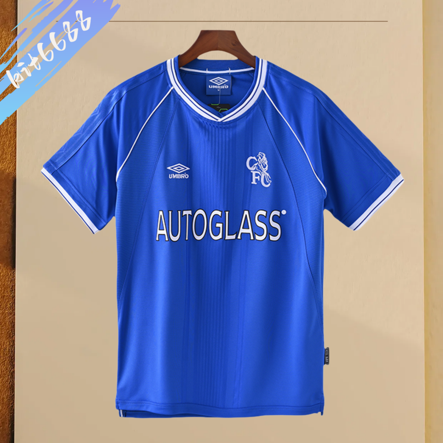 1999/2001 Chelsea Retro Home Football Shirt (Fans)