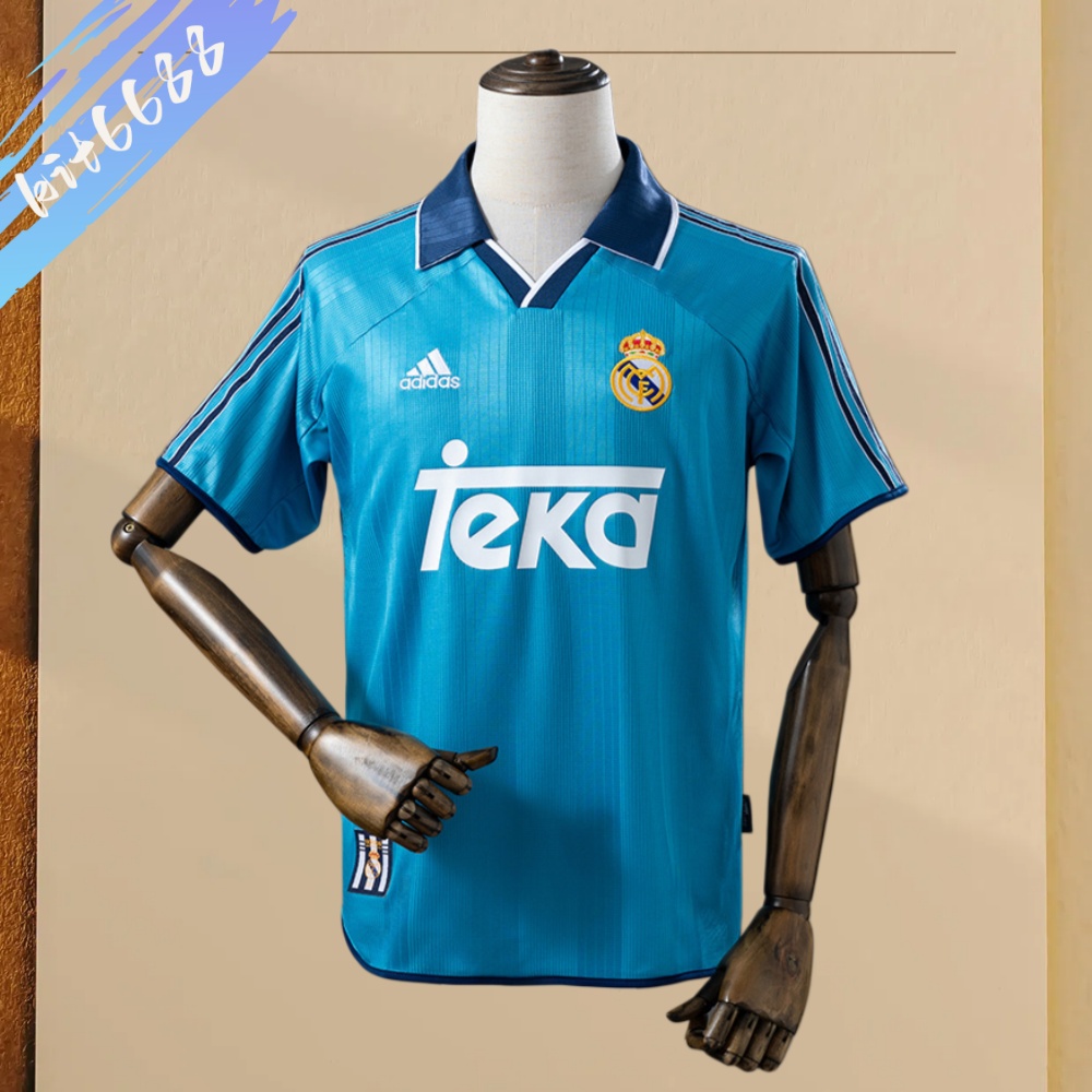 1999/2000 Real Madrid Third  Away Retro Football Shirt