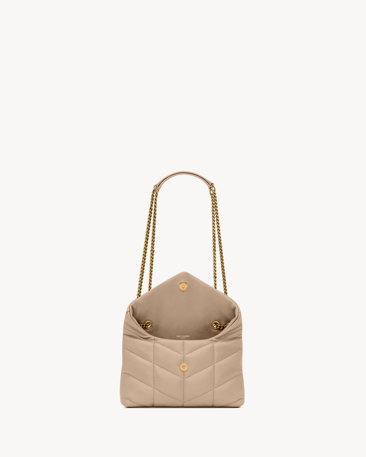 toy puffer in lambskin DARK BEIGE