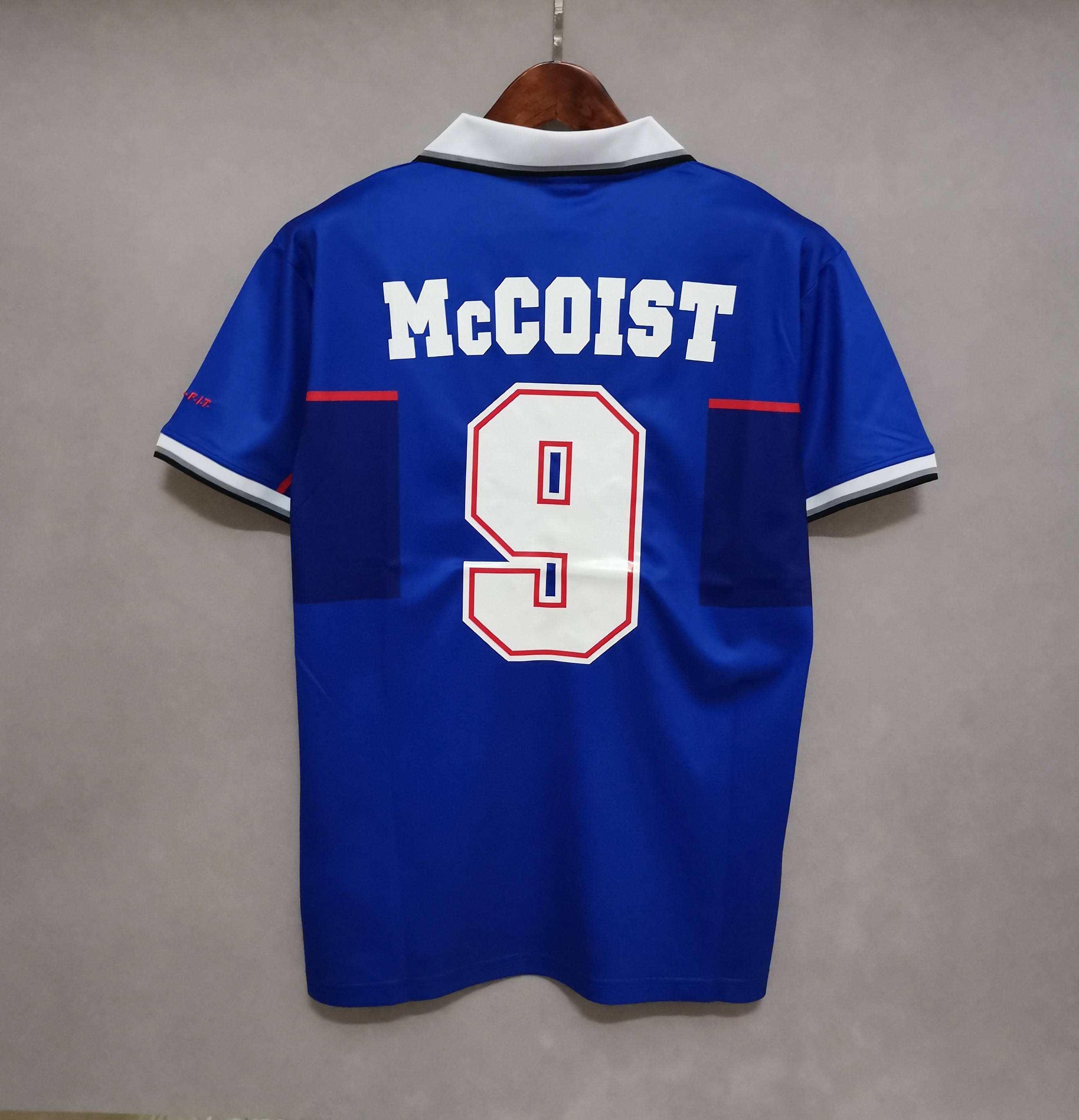 1997/1999 Glasgow Rangers home Retro Football Shirt