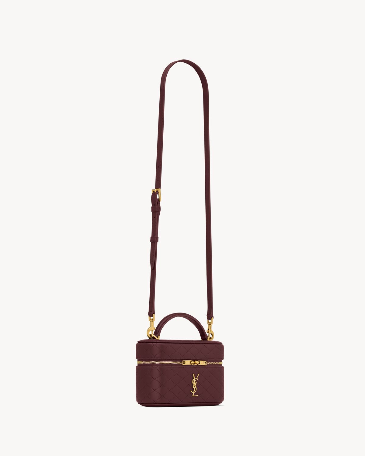 gaby vanity bag in lambskin ROUGE CABERNET
