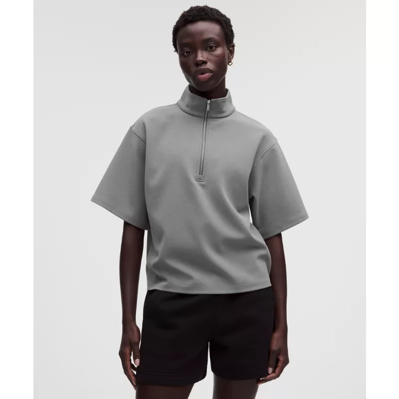 Daydrift Short-Sleeve Half Zip Twill