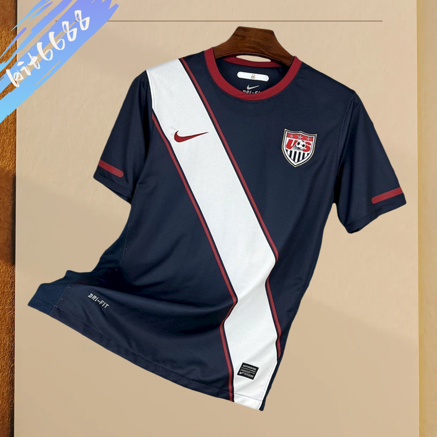 2010 USA Away Retro Football Shirt （Retro）