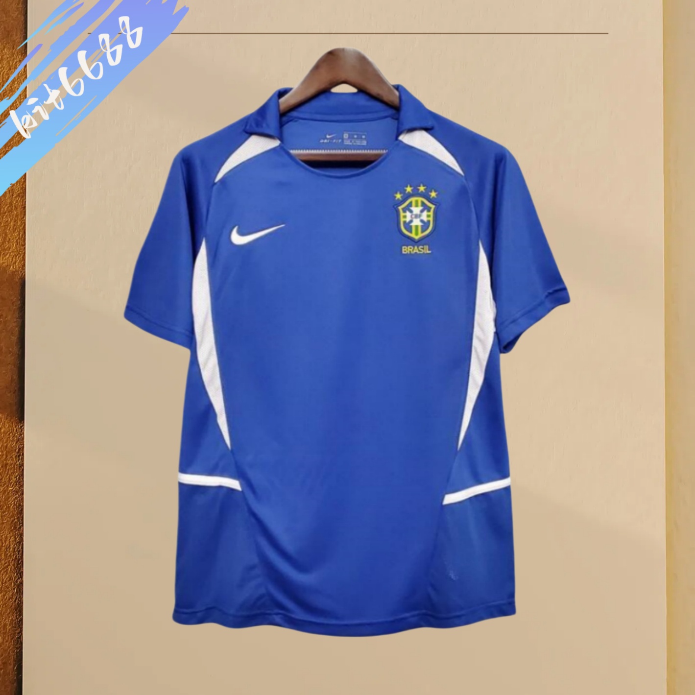 2002 Brazil away Retro Football Shirt