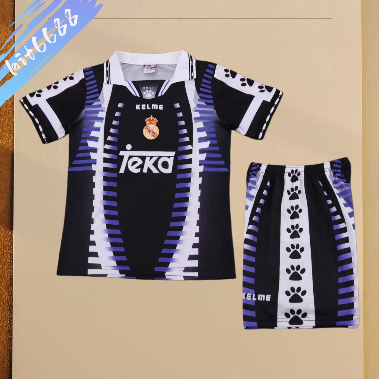 1997/1998 Real Madrid  Third Away Retro Kids Set