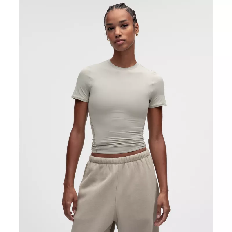 Wundermost Ultra-Soft Nulu Hip-Length Crewneck Shirt