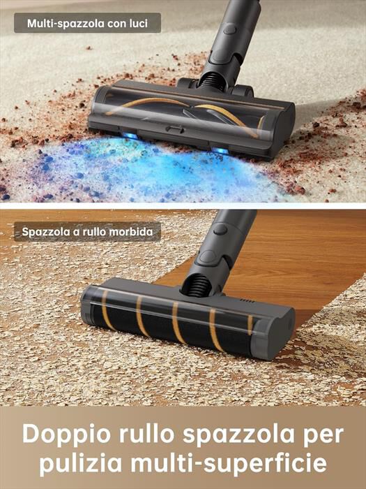 DREAME - Scopa elettrica R20 - Include filtro extra-Nero