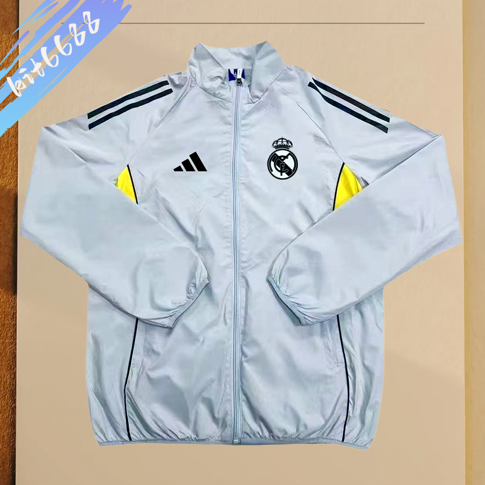 2025/2026 Real Madrid Windbreaker Jacket
