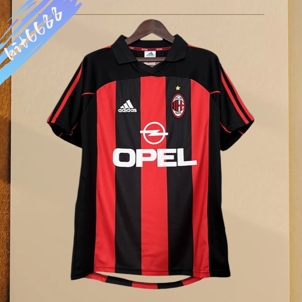 2001/2002 AC Milan Home Retro Football Shirt