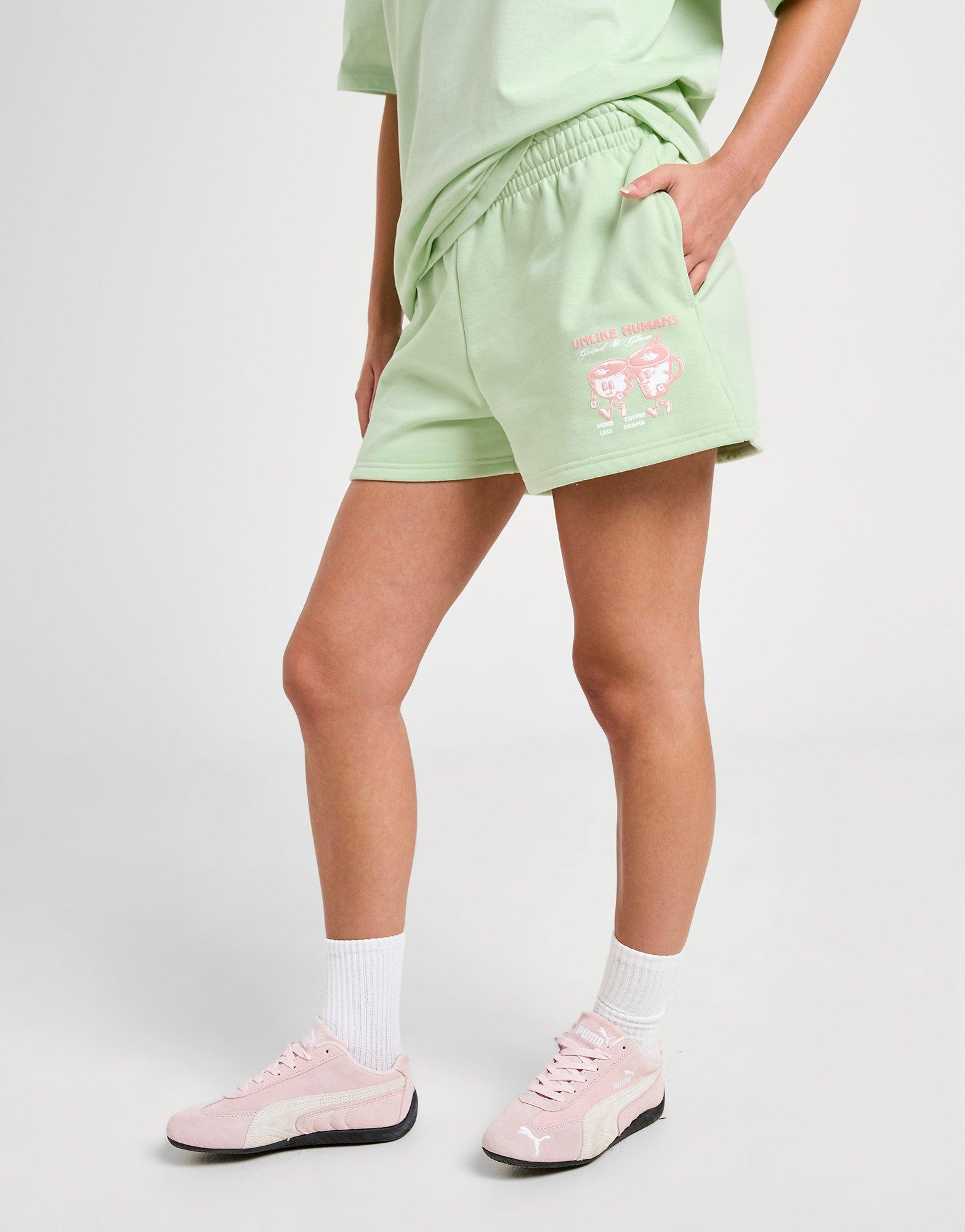 Unlike Humans Coffee Club Shorts Damen