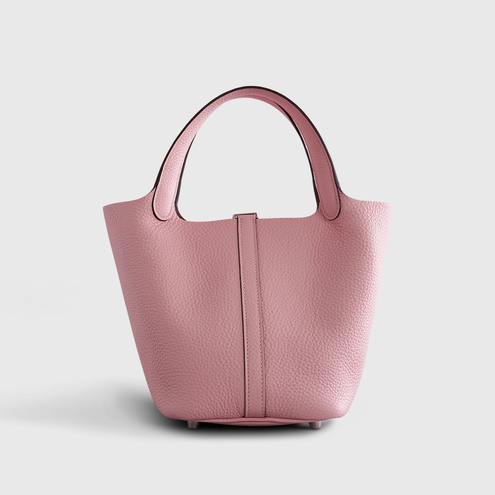 Hermès Picotin 18 Clemence Rose Sakura Palladium Hardware