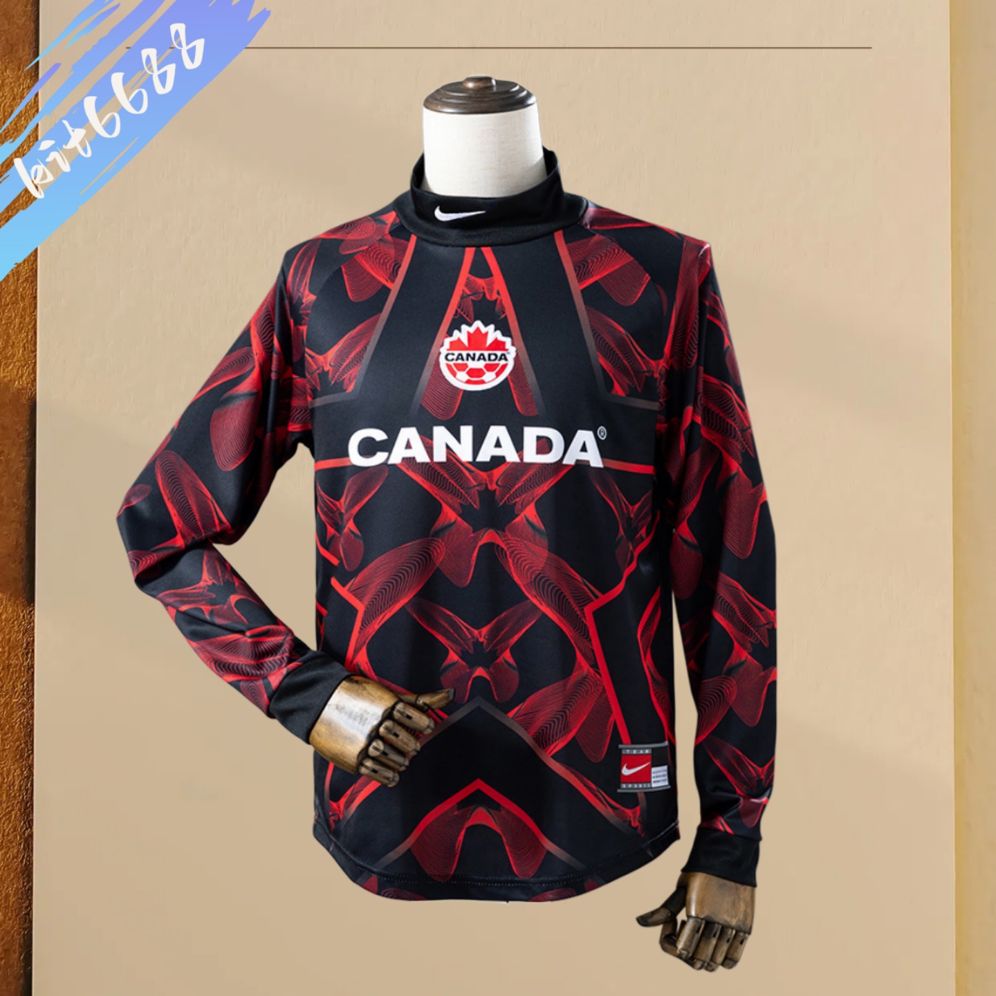   2026 Canada Goalkeeper long sleeves Football Shirt（Fans version）