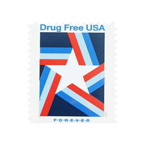 🎁[US FREE SHIPPING]100PCS-Drug Free USA Stamps