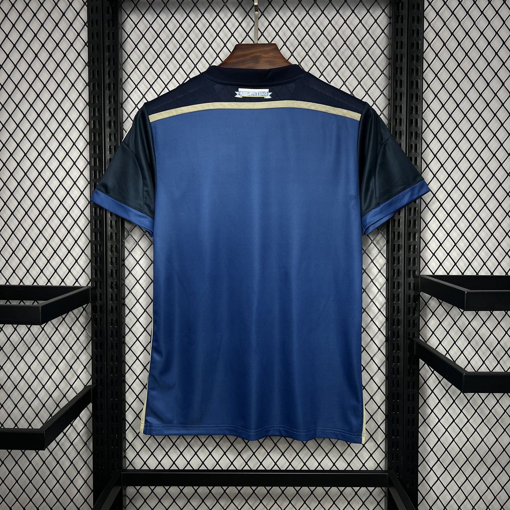 2014 Argentina Away Long Sleeve Retro Jersey