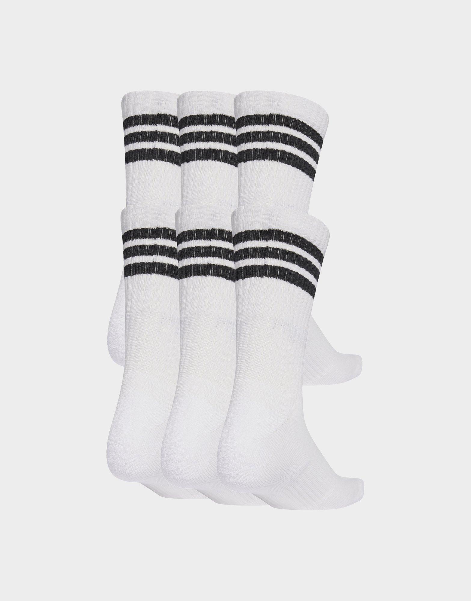 adidas 3-Streifen Essentials Cushioned Crew Socken 6er-Pack